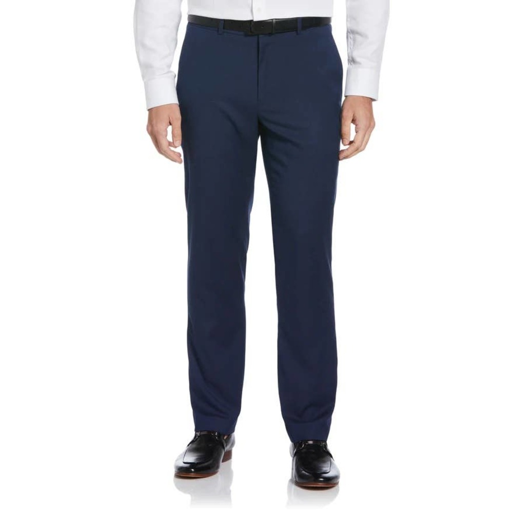Perry Ellis Slim Fit Washable Suit Pant in Navy Blue size 33x30